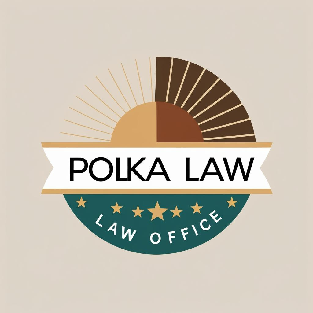 Polka Law Office Logo - Clean Minimalist
